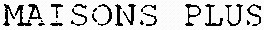 MAISONS PLUS_logo