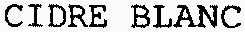 CIDRE BLANC_logo
