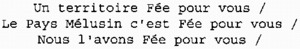 Un territoire Fée pour vous / Le Pays Mélusin c'est Fée pour vous / Nous l'avons Fée pour vous /_logo