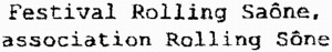 Festival Rolling Saône, association Rolling Sône_logo