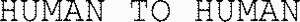HUMAN TO HUMAN_logo
