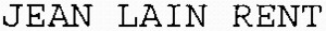 JEAN LAIN RENT_logo