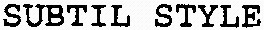 SUBTIL STYLE_logo