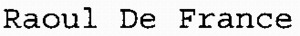 Raoul De France_logo