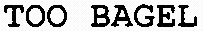 TOO BAGEL_logo
