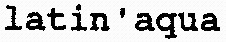 latin'aqua_logo