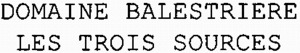 DOMAINE BALESTRIERE LES TROIS SOURCES_logo