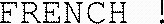 FRENCH !_logo