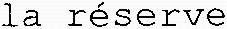 la réserve_logo
