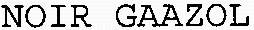 NOIR GAAZOL_logo