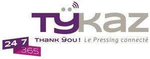 TYKAZ THANK YOU ! LE PRESSING CONNECTE 24/7 365_logo