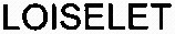 LOISELET_logo