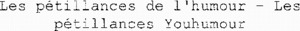 Les pétillances de l'humour - Les pétillances Youhumour_logo