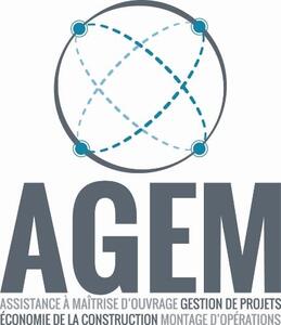 AGEM ASSISTANCE A MAITRISE D OUVRAGE GESTION DE PROJETS ECONOMIE DE LA CONSTRUCTION MONTAGE D OPERATIONS_logo