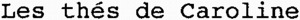 Les thés de Caroline_logo
