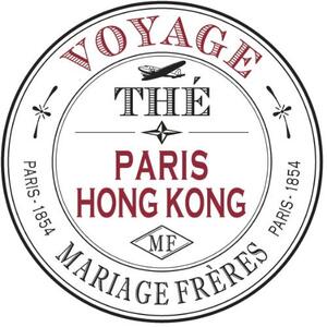 MF MARIAGE FRERES THE PARIS HONG KONG VOYAGE PARIS 1854_logo