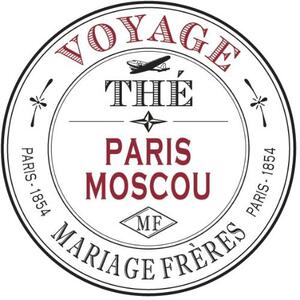 MF MARIAGE FRERES THE PARIS MOSCOU VOYAGE PARIS 1854_logo