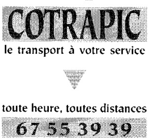COTRAPIC LE TRANSPORT A VOTRE SERVICE TOUTE HEURE TOUTE DISTANCE_logo