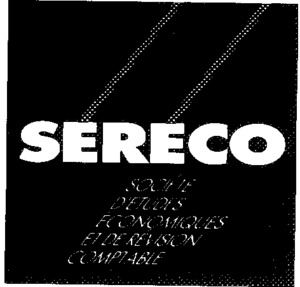 SERECO STE D'ETUDES ECONOMIQUES ET DE REVISION COMPTABLE_logo