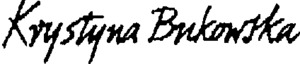 KRYSTYNA BUKOWSKA_logo