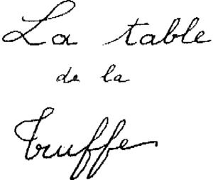 LA TABLE DE LA TRUFFE_logo