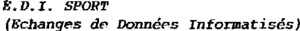 E.D.I. SPORT ECHANGES DE DONNEES INFORMATISES_logo