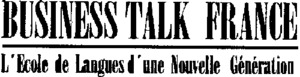 BUSINESS TALK FRANCE L'ECOLE DE LANGUES D'UNE NOUVELLE GENERATION_logo