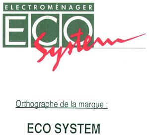 ELECTROMENAGER ECO SYSTEM_logo