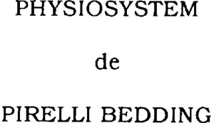 PHYSIOSYSTEM DE PIRELLI BEDDING_logo