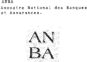 ANBA ANNUAIRE NATIONAL DES BANQUES ET ASSURANCES._logo