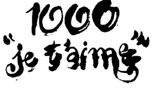 1000 "JE T'AIME"_logo