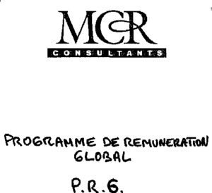 MCR CONSULTANTS PROGRAMME DE REMUNERATION GLOBAL P.R.G._logo