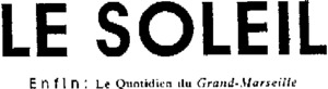 LE SOLEIL ENFIN : LE QUOTIDIEN DU GRAND-MARSEILLE_logo