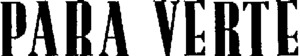 PARA VERTE_logo