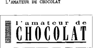 L'AMATEUR DE CHOCOLAT_logo
