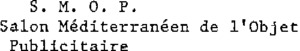 S.M.O.P. SALON MEDITERRANEEN DE L'OBJET PUBLICITAIRE_logo