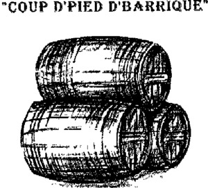 "COUP D'PIED D'BARRIQUE"_logo