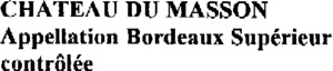 CHATEAU DU MASSON_logo