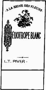 A LA REINE DES FLEURS HELIOTROPE BLANC L.T. PIVER_logo