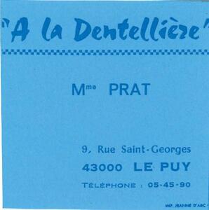 "A LA DENTELLIERE" MME PRAT_logo