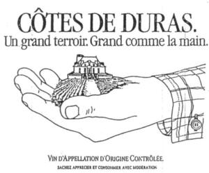 CÔTES DE DURAS UN GRAND TERROIR GRAND COMME LA MAIN_logo