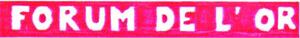 FORUM DE L'OR_logo