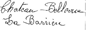 Château Bellevue La Barrière_logo