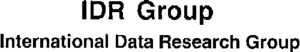 IDR Group International Data Research Group_logo