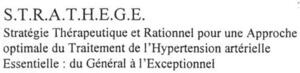 S.T.R.A.T.H.E.G.E. Stratégie Thérapeutique et Rationnel pour une Approche optimale du Traitement de l'Hypertension artérielle Essentielle : du Général à l'Exceptionnel_logo